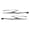 Black and gray, variant on Vinyls Decals Campers Side Stripes set for Car Camping Car & Side Body
