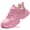 Pink, variant on Women's Fashion Steel Toe Work Shoes, Anti-Puncture Slip Resistant Chunky Safety Sneakers, Breathable Lightweight Industrial Shoes