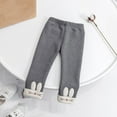 thumbnail image 2 of TAIAOJING Toddler Baby Kids Winter Leggings For Girls Boys Thick Velvet Warm Pants Lined Winter Leggings Tights Casual Joggers, 0-6 Months, 2 of 8