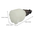 thumbnail image 2 of Stylish Bodhi Root Tulip Pendant for Keychain Making 2Pcs DIY Charms, 2 of 5