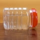 thumbnail image 3 of 2 frascos de plástico herméticos para alimentos, transparentes, para mantequilla de cacahuete y miel., 3 of 8