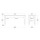 thumbnail image 5 of Banco de comedor Boraam Shaker con estructura de madera de nogal y caucho, 5 of 6