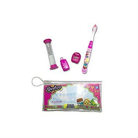image Brush Buddies Kids Shopkins Toothbrush Travel Set