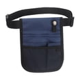 thumbnail image 4 of Riñonera con cinturón organizador de enfermera, almacenamiento con soporte organizador de cinturón de utilidad, bolsa de enfermería, estuche de Azul oscuro BLESIY Riñonera de enfermera, 4 of 8