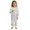AA-#White9167, variant on WOYY Halloween Girl Coloring Pajamas Long Sleeve Top Pants Comfy Sleepwear Set, Sizes 2-10