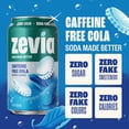 thumbnail image 2 of Zevia Zero Sugar Caffeine Free Cola Soda Pop, 12 fl oz, 24 Pack of Cans, 2 of 6