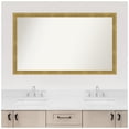 thumbnail image 2 of Amanti Art Custom Framed Wall and Bathroom Mirror (29.25 x 49.25 in.), Angled Gold Frame, 2 of 7