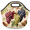 Multicolour 3, variant on Herdesigns Retro Steam Train Neoprene Lunch Bag, Vintage Old Train Insulated Lunch Box for Women Men Washable Lunch Tote Soft Lunch Container With Zipper for Work Picnic Travel