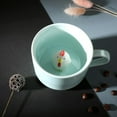 thumbnail image 2 of 3D Mug Animal Cartoon Pottery Figurine Girls Kids Chick, 2 of 4