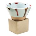 thumbnail image 1 of serony Ceramics Japanese Style Tea Glaze Japanese Mug Unique Triangular Cone Pottery Insulation Milk, 1 of 6