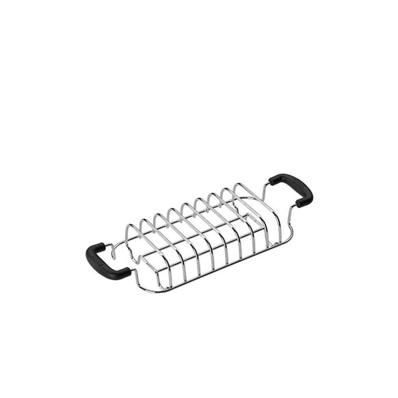 Calentador de Panecillos para Tostadora Smeg TSBW01 de 2 Rebanadas Plata