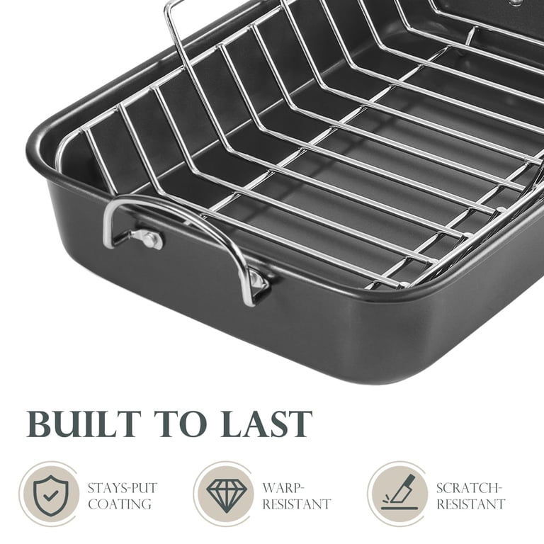 Kitessensu 15" x 11" Nonstick Carbon Steel Roasting Pan photo 5