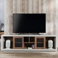 thumbnail image 3 of Bowery Hill Industrial Wood 70.78-Inch TV Stand in Walnut Finish, 3 of 5