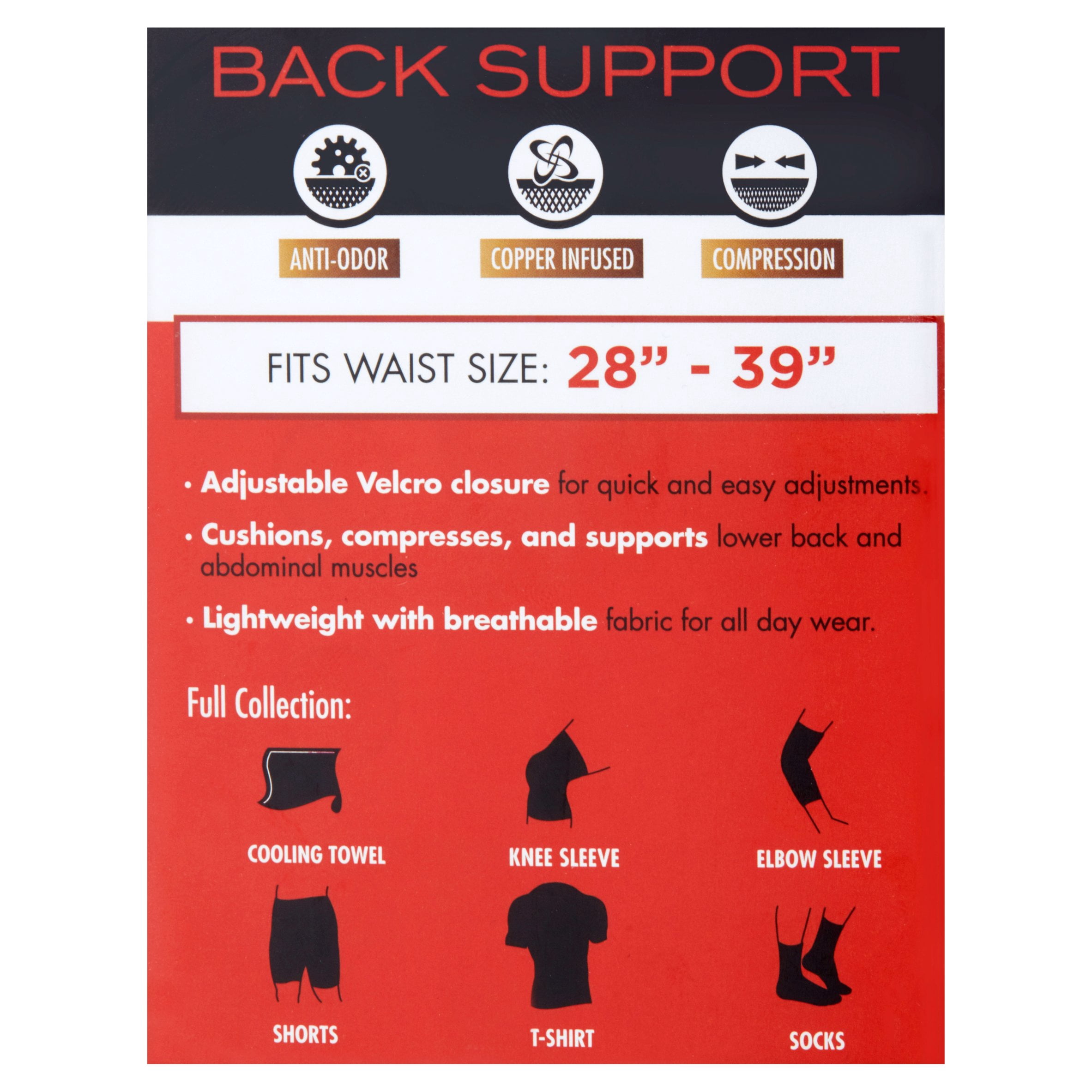 copper fit back brace at walmart