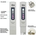 thumbnail image 3 of Jinsinto TDS-3 Portable Digital LCD Drinking Water Meter Tester Water Quality Pen Pen Temperature and PPM Water Purity Tester 0-9990 PPM Drinking Water Hydroponics (Does not test PH), 3 of 5