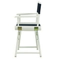 thumbnail image 3 of Casual Home 18" Director's Chair White Frame with Navy Canvas, 3 of 5