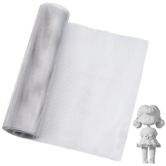 Aluminum Sheets Metal Mesh Plate Rectangle White 3000x300x0.25mm Hole: 3x4mm