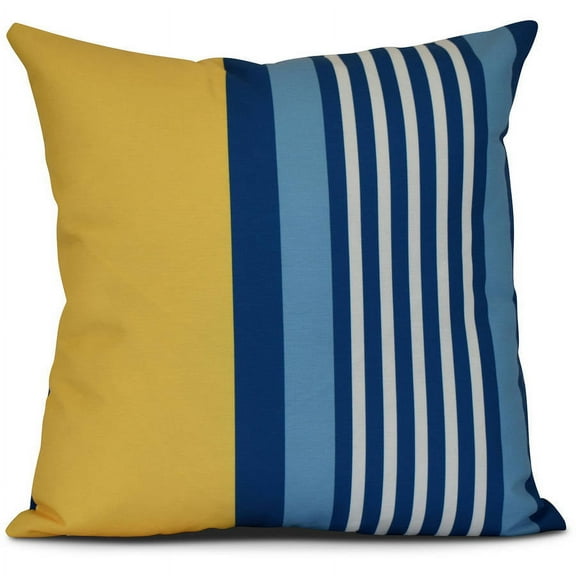 Simply Daisy, Beach Shack, Stripe Print Outdoor Pillow