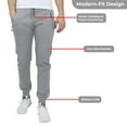 thumbnail image 2 of Galaxy By Harvic Men's Fleece Jogger Sweatpants (S-2XL), 2 of 4