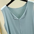 thumbnail image 4 of fatyb 2 Piece Womens Pajama Sets Loungewear Shorts Sleeveless V Neck Tank Tops Summer Outfits for Women, 4 of 7