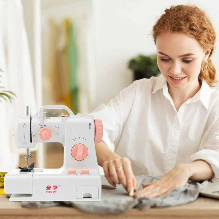  Mini Sewing Machine with 42PCS Sewing Kit, Foot Pedal, Adapter