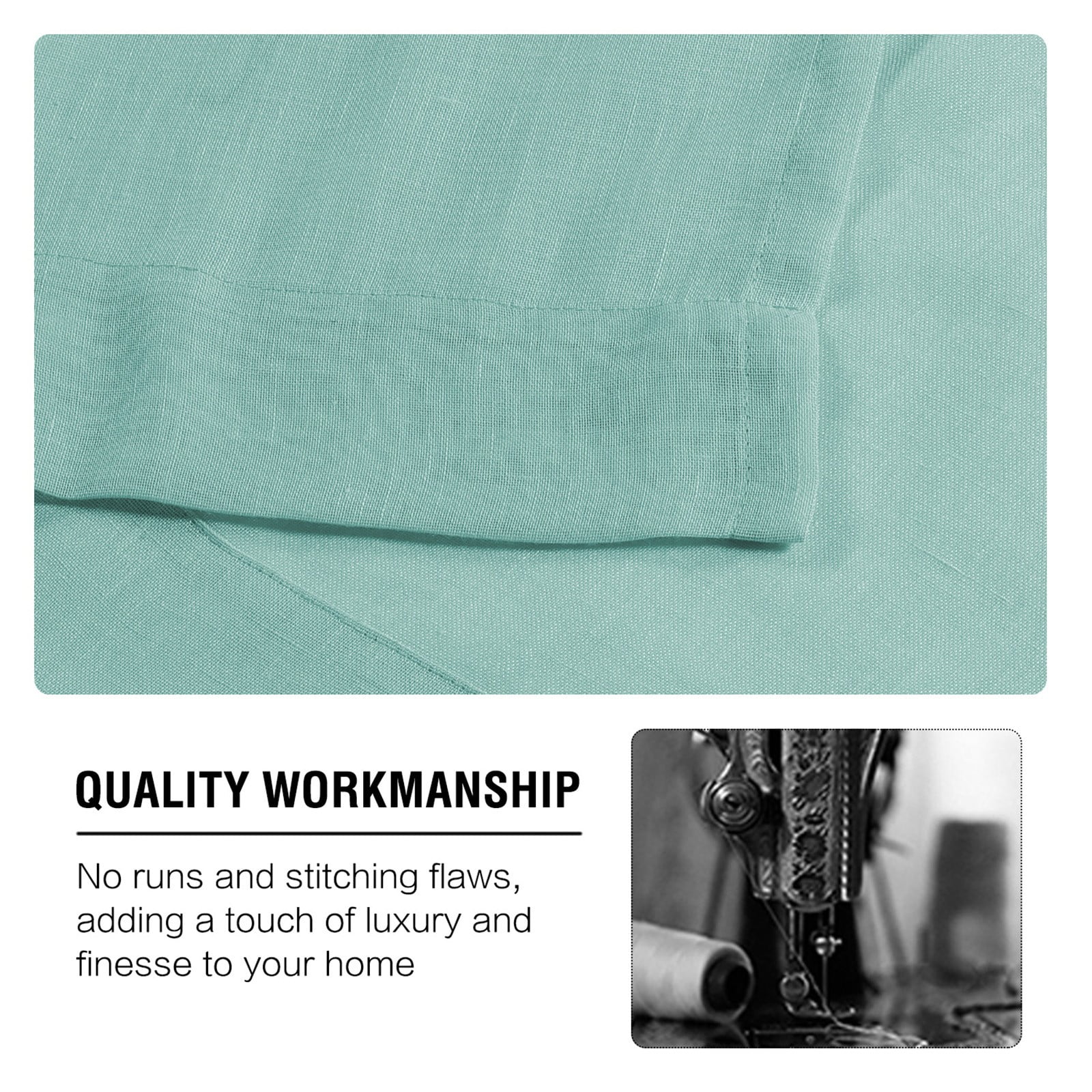2 Curtains Linen Sheer Curtains 63 Inch Length Semi Sheer Curtains Silver Linen Curtain Panels for Living Room/Bedroom Light Filtering Curtains 2 Panels