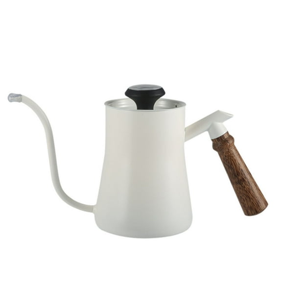 Advancent Recipiente para hacer café, olla de agua de mano de acero inoxidable, ollas para café, recipiente para bebidas para restaurante, hogar, Bar, Juegos de servir café y té Blanco Advancent HA011202-02B