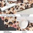 thumbnail image 3 of Beige and Brown Leopard Pattern Kitchen Rug Mat,Kitchen Runner Rugs Non Skid Washable,Decorative Kitchen Floor Mats for Kitchen,Sink,Laundry,17"X47", 3 of 5