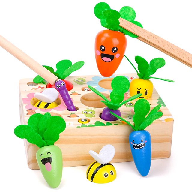 Juguete Montessori de madera para bebés de 1 a 3 años-- Sincero Electrónica