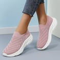 thumbnail image 3 of Mepaouo Women's Walking Shoes Lightweight Comfort Workout Casual Non Slip Fashion Sneakers Pink Size 6, 3 of 9