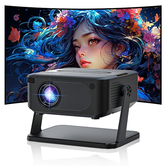 Salange Full HD Smart Projector with WiFi and Bluetooth, Native 1080P 4K Supported, Outdoor Movie Projector for Home Theatre
