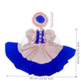 thumbnail image 3 of 23 Inch Porch Goose Lolita Outfit, Cute Skirt Goose Clothes for All Seasons, Indoor Outdoor Yard Lawn Patio Decor, 3 of 8