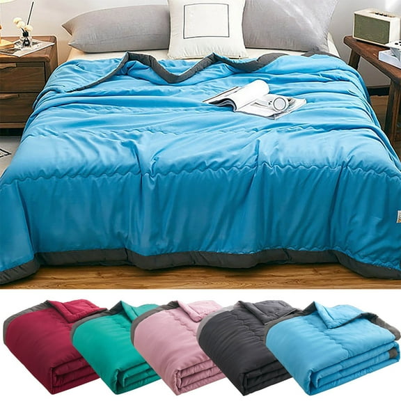 Summer Anti-Sweat Quilt (200*230Cm) Cd, Ice Blanket for All Season Lightweight Summer Cooler Quilt for Hot Sleepers and Night Cooler Comforter Double Cold Effect Blanket Cooler Fiber Soft Blanke