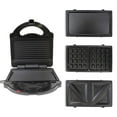 thumbnail image 1 of Total Chef 4-in-1 Grill, Griddle, Sandwich & Waffle Maker, Versatile Kitchen Appliance for Easy Meals, 1 of 9