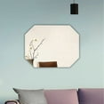 thumbnail image 5 of RADIANCE Goods Verical/Horizontal Hanging Rectangular-Octagon Frameless Wall Mirror 32" Height, 5 of 6