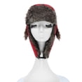 thumbnail image 5 of Unisex Men Women Russian Hat Trapper Bomber Warm Ear Flaps Winter Ski Hat Cap Headwear, 5 of 8