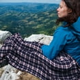 thumbnail image 1 of OUNONA Compact Black Sleeping Bag for Adults Foldable Warm Sleeping Sack for Outdoors, 1 of 5