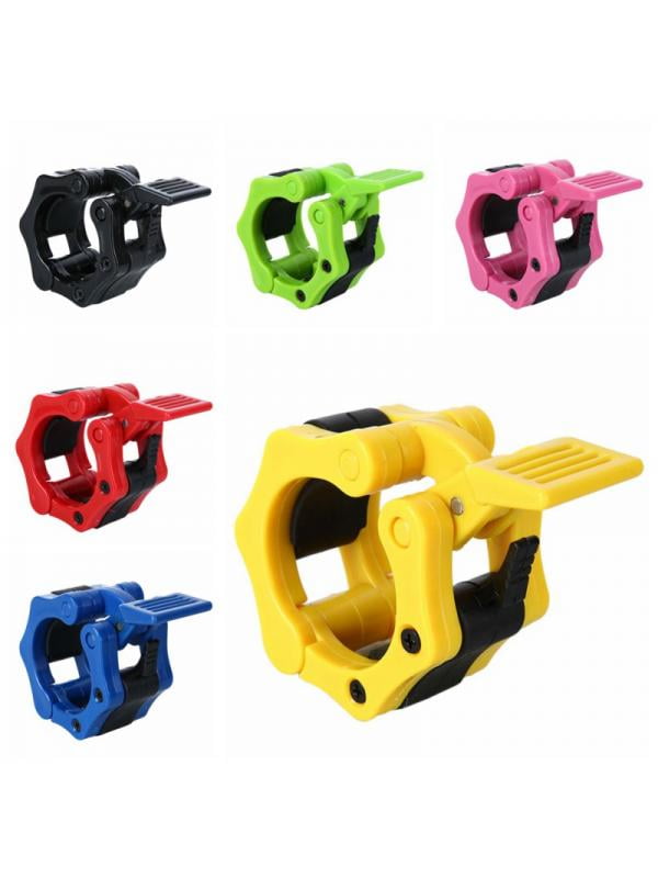 2pc 50mm/2inch Exercise Collar Olympic Standard Weight Bar Clamps Gym Fitness Lock Dumbbell Weightlifting Tool Barbell Attachment