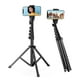 thumbnail image 3 of Selfie Stick trípode, trípode de teléfono de 85 ", soporte de trípode de aluminio para grabación de video Vlog de fotos, trípode de viaje para teléfono celular con cuello de cisne / control remot, 3 of 5