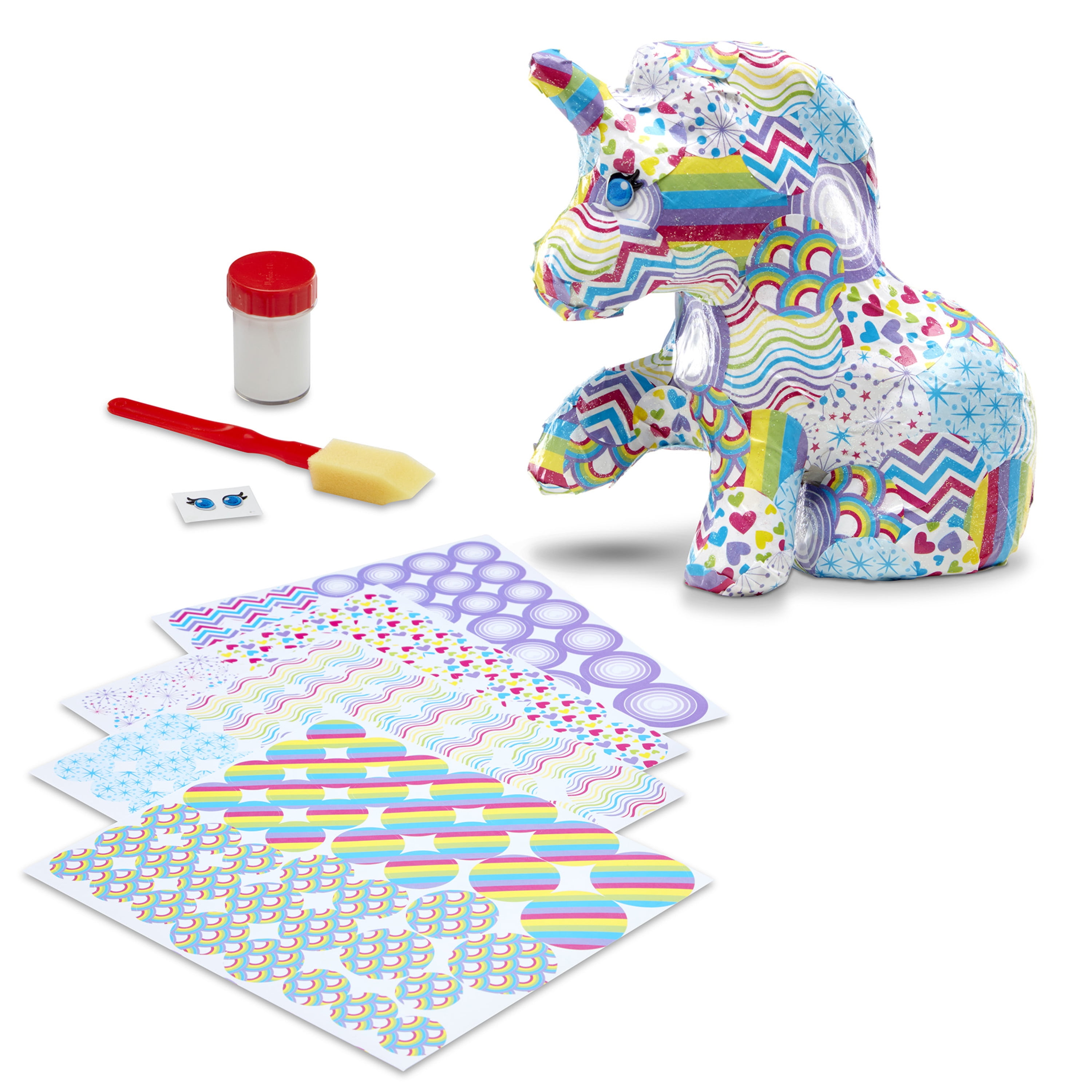 Melissa Doug Decoupage Made Easy Unicorn Paper Mache Craft