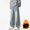 Blue, variant on DPTALR Men's Thick Solid Color Denim Pants Vintage Drawstring Wide-Leg Warm Pocket Pants,Black,XXXXXL