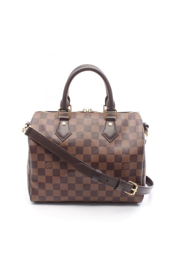 Pre-Owned Louis Vuitton Speedy Bandouliere 25 Handbag, Coated Canvas and Leather with... (Good)