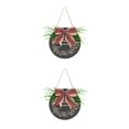 thumbnail image 1 of Kearding Señal de bienvenida para fiesta pequeña, puerta, tablero de rústico, plantas, lazo, colgante artesanal, porche de casa, Type3 NO3, 1 of 6