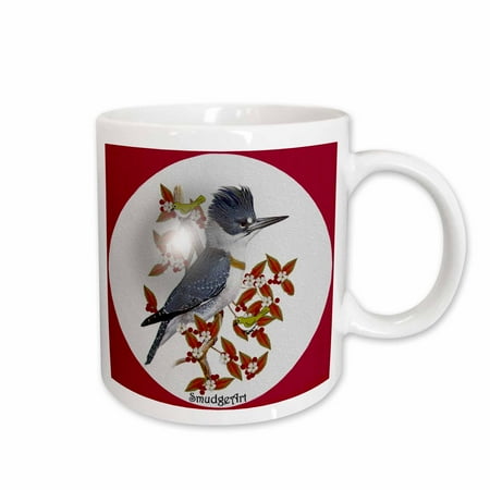 

3dRose Belted Kingfisher Ceramic Mug 15-ounce