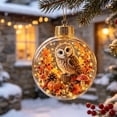 thumbnail image 3 of Mivyn Glowing Christmas Story Ornament, 3.15" Light-Up Mini Holiday Scene with Warm LED Light, Festive Keepsake Gift for Home Christmas Party Decoration,1PCS,, 3 of 7