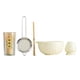 thumbnail image 2 of 5 piezas Matcha Set Bowl de cerámica con de soporte japonés Ceremonía de té Utensilios de fabricación de té Herramientas Beige, 2 of 9