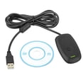 thumbnail image 1 of Receptor inalámbrico PC Laptop Controlador USB Receptor Adaptador de juegos para controlador XBOX360 Negro Inevent  EL5599-01B, 1 of 7