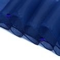 thumbnail image 5 of mds Pack of 100 Organza Chair Sash Bow Sashes for Wedding Decoration -Navy Blue, 5 of 7