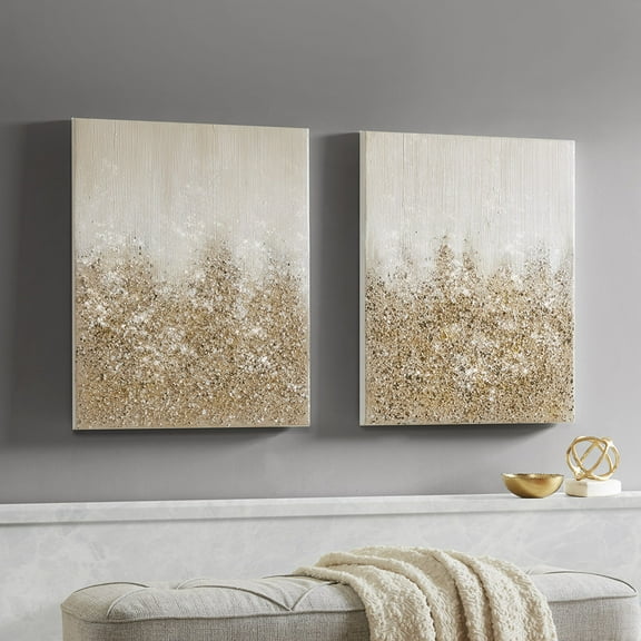 MAYEERTY Heavily Embellished 2-Piece Canvas Wall Art Set