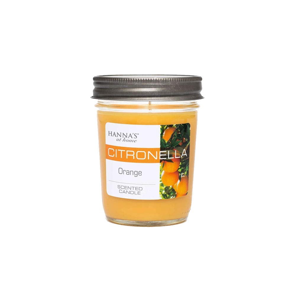 Jar Candle Hanna's 1/2 Pint Orange Citronella 5.5oz